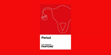 "Menstrual Color" launched by Pantone Color Institute