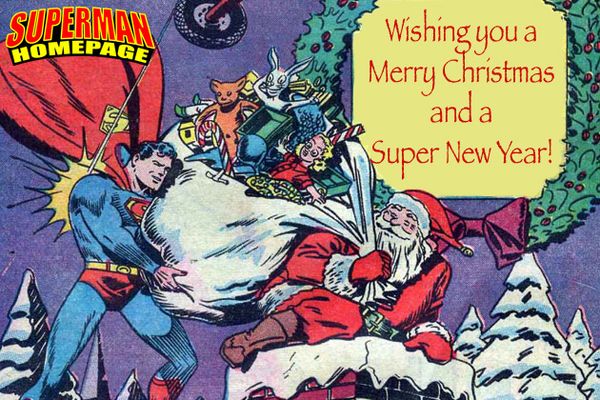 Superman Merry Christmas greetings